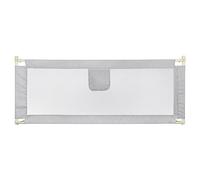 HUOLE Protezione per il letto dei bambini, 150/180/200cm estremamente sicura e regolabile in altezza, protegge dalla caduta, per i letti di bambini e genitori-1,8 m-grigio scuro