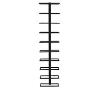 HUOLE Scaffale vini Scaffale a parete Dies in metallo per 10 bottiglie Supporto bottiglie Porta bottiglie Portabottiglie Vino da Parete Scaffale Metallo di Vino Porta 10 Bottiglie