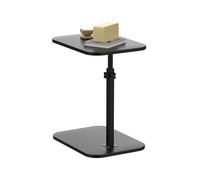 HUOLE Scrivania Gamer, scrivania da tavolo regolabile in altezza, ergonomica, facile da usare, supporto da tavolo per divano, 40 x 30 x 80 cm, forma a C, colore: nero