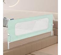 HUOLE Sponda di Sicurezza per Bambini, Barriere per letto,Barriera Letto Grande binari del letto per bambini per bambiniSponde Letto Bambini, Sponda per letto-200 * 73-86 cm - Verde