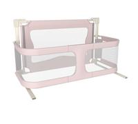 HUOLE Sponda di Sicurezza per Bambini, Barriere per letto,Barriera Letto Grande binari del letto per bambini per bambiniSponde Letto Bambini, Sponda per letto-120 x 50 x 105 cm (rosa)