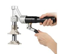 HUOMMGS 16 - 32 mm, strumento idraulico per manicotti scorrevoli, 3 tonnellate, strumento per pinze a pressione con rotazione a 360°, testa di crimpatura idraulica, può essere utilizzato per impianti