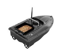 HUOMMGS 500 m, telecomando per mangimi, pesca notturna, con luce a LED, capacità portatile, con scatola per esche e antenna per fiumi, laghi, mari