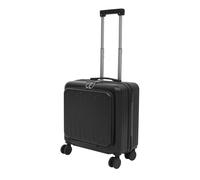 HUOMMGS Valigia a mano con scomparti per laptop, porta USB, 45 x 24 x 41 cm, piccola valigetta da viaggio con ruote, lucchetto a combinazione fino a 50 kg, per pendolari, viaggi, Nero , moderno