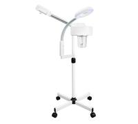 HUOMMGS Vapore viso 2 in 1 800 W sauna viso mobile detergente per pori macchina spa a vapore regolabile in altezza 680 ml vapore viso con ugello girevole a 360°, sorgente luminosa a LED per la casa
