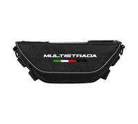 HUONGOPKL Borsa da Navigazione per Volante da Moto Per Multistrada V4 Rally Borsa Porta Attrezzi Da Viaggio Impermeabile E Resistente Alla Polvere, Comoda Da Fissare Al Manubrio(Ff)