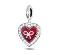 HuooNew Ciondoli da donna in argento Sterling 925 e Timon & Pumbaa, Paperino, ciondoli a forma di cuore, ciondoli fai da te e regali personalizzati sono un ottimo regalo per le donne