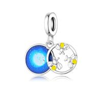 HuooNew Ciondoli da donna in argento Sterling 925 e Timon & Pumbaa, Paperino, ciondoli a forma di cuore, ciondoli fai da te e regali personalizzati sono un ottimo regalo per le donne