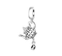 HuooNew - Ciondolo a forma di cuore in argento Sterling 925 con cactus, per braccialetti Pandora, regalo per donne