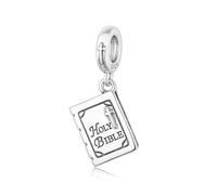 HuooNew Ciondolo in argento Sterling 925, a forma di stella, angelo, abbraccio, cuore, preghiera, bibbia, compatibile con braccialetti Pandora, gioielli fai da te, regalo per donne