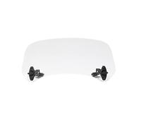 HUORILI Cupolino Estensione Universale Per Parabrezza Per Moto Spoiler Regolabile Deflettore Per Parabrezza A Morsetto Per Quasi Tutte Le Bici Con Parabrezza HD Vision Clean