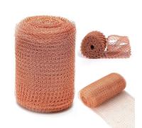 Huotflame - Rete di protezione contro lumache, 12,7 cm x 6 m, in rame a doppio strato, protezione efficace contro lumache, topi e insetti, nastro di rame flessibile e antiruggine per giardino e aiuole