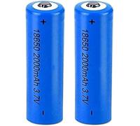 HUOYALU Batteria Li-Ion da 3,7 V 2000 mAh Batteria a Pieno Titolo Batteria batterie, per proiettore, Torcia a LED, Luce Solare, dispositivi elettronici ECC.