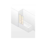 Huppe parete vasca 100 cm 2 ante / AC0101.087.322