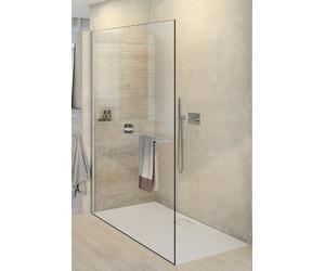 Huppe Select+ parete doccia 100 cm argento opaca/vetro trasparente SL0104.087.322