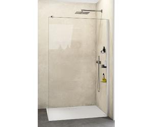 Huppe Select+ parete doccia 140 cm argento opaca/vetro trasparente SL0306.087.322