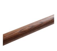 HUPQCVX Bastone for Tenda in Legno di Frassino E Faggio Massiccio, Diametro 29 Mm, Resistente all'Usura E con Forte capacità Portante, 1 Pezzo(160cm,Walnut Color Ash Wood)