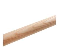 HUPQCVX Bastone for Tenda in Legno di Frassino E Faggio Massiccio, Diametro 29 Mm, Resistente all'Usura E con Forte capacità Portante, 1 Pezzo(60cm,Ash)