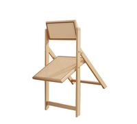 HUPQCVX Sedia Da Pranzo Pieghevole In Rattan Color Noce, Robusta E Durevole, Una Sedia For Cene Informali E Riunioni In Una Pensione.(Natural wood color)