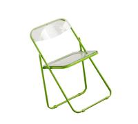 HUPQCVX Semplice Sedia In PVC, Robusta E Durevole, Adatta For Servizi Fotografici In Negozi Di Abbigliamento E Anche Come Sgabello For Il Trucco.(Green)