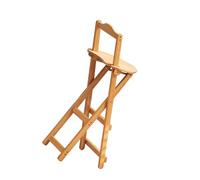 HUPQCVX Sgabelli Da Bar In Bambù Naturale, Impermeabili, Facili Da Pulire, Adatti For Negozi Di Tè Al Latte, Sedie Da Reception E Piccoli Appartamenti.(Primary color,S)