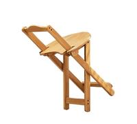 HUPQCVX Sgabello Alto Con Schienale, Struttura Con Incastro A Tenone E Mortasa, Robusto E Durevole, Pieghevole, Sgabello Da Tavolo Da Pranzo, 1 Pezzo(Primary color,L)