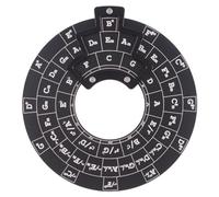 HUPYOMLER Circle of Fifths Wheel Chord Tools Circle Wheel Espandi la tua capacità di suonare la scrittura di canzoni e l'esplorazione musicale deve essere facile da usare