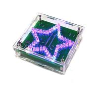 HUPYOMLER Kit elettronico fai da te per saldatura a a cinque punte colorato LED lampeggiante Marquee Light Circuit Board Kit, con