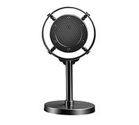 HUPYOMLER Simulation Classic Retro Microfono Dinamico Vocal Mic Universale Stand per Live Performance Cantare Nero