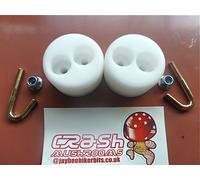 Huqvarna 701 Supermoto Enduro Piede Poggiapiedi Cursori Crash Fungo Bianco R6D5