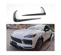 Huqwsa per Porsche per Cayenne 9Y0 9Y3 2018-2022 Auto in Fibra Carbonio Paraurti Anteriore Laterale Spoiler Air Vent Presa Copertura Trim Griglia Grembiuli Flaps Canard