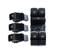 Huqwsa Tasto Interruttore Finestra Potere per VW per Golf MK5 6 per Jetta MK5Per P&assat B6 per Tiguan per Polo per Touareg 5ND 959 857 Auto Interruttore alzacristalli elettrici (Size : Set)