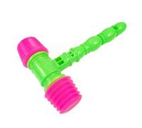Huraoerrrr 1pcs Hammer di plastica, cigolio Giocattolo a percussione Che Suona Divertente di Colore Casuale per Bambini