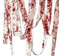 Huraoerrrr 4pcs Halloween Creepy Cloth 196.8 e 118.1 Garza di Striscia sanguinante Spaventosa per Arredamento per la casa stregata all'aperto