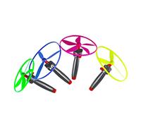 Huraoerrrr 4SETS Flying Saucer Toy Spinner Flying Disc Toys Elice per Bambini Case Colors