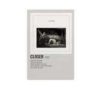 HUREYW I RH Joy Division Closer Poster artistico da parete per camera da letto, 30 x 45 cm, senza cornice