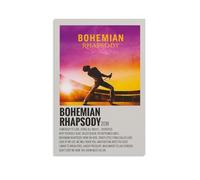 HUREYW I RH Poster artistico da parete con album Bohemian Rhapsody per camera da letto, 40 x 60 cm, senza cornice