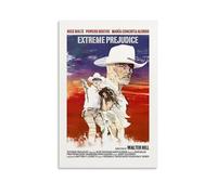 HUREYW I RH Poster artistico da parete con motivo "Extreme Prejudice", per camera da letto, 30 x 45 cm, senza cornice