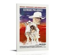 HUREYW I RH Poster artistico da parete con motivo "Extreme Prejudice", per camera da letto, 40 x 60 cm, stile cornice