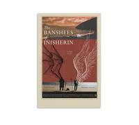 HUREYW I RH Poster artistico da parete con motivo The Banshees of Inisherin, per camera da letto, 50 x 75 cm, senza cornice