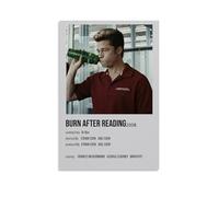 HUREYW I RH Poster artistico da parete con scritta "Burn After Reading" per camera da letto, 50 x 75 cm, senza cornice