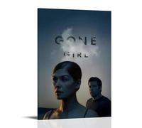 HUREYW I RH Poster artistico da parete con scritta "Gone Girl", per camera da letto, 50 x 75 cm, stile cornice