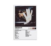 HUREYW I RH Poster artistico da parete con scritta "Summer Walker Still Over It", per camera da letto, 40 x 60 cm, senza cornice