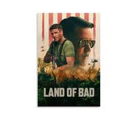 HUREYW I RH Poster artistico da parete Land of Bad per camera da letto, 50 x 75 cm, senza cornice