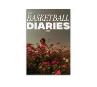HUREYW I RH Poster artistico da parete, motivo: The Basketball Diaries, per camera da letto, 30 x 45 cm, senza cornice