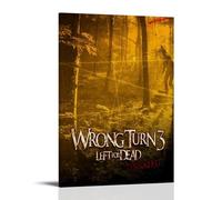 HUREYW I RH Wrong Turn 3, poster artistico da parete per camera da letto, 20 x 30 cm, stile cornice