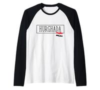 Hurghada City Egypt Country Family Trip Travel Uomo Donna Maglia con Maniche Raglan