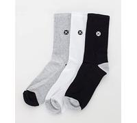 Hurley 3pk Mens Icon 1/2 Terry Crew 3 pezzi, uomo Icon 1/2 Terry Crew Uomo