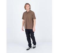 Hurley Ace Vista Polo Maglietta, Expresso, L Uomo
