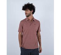Hurley Ace Vista Polo S/S Maglietta, Phantom Rose, XL Uomo